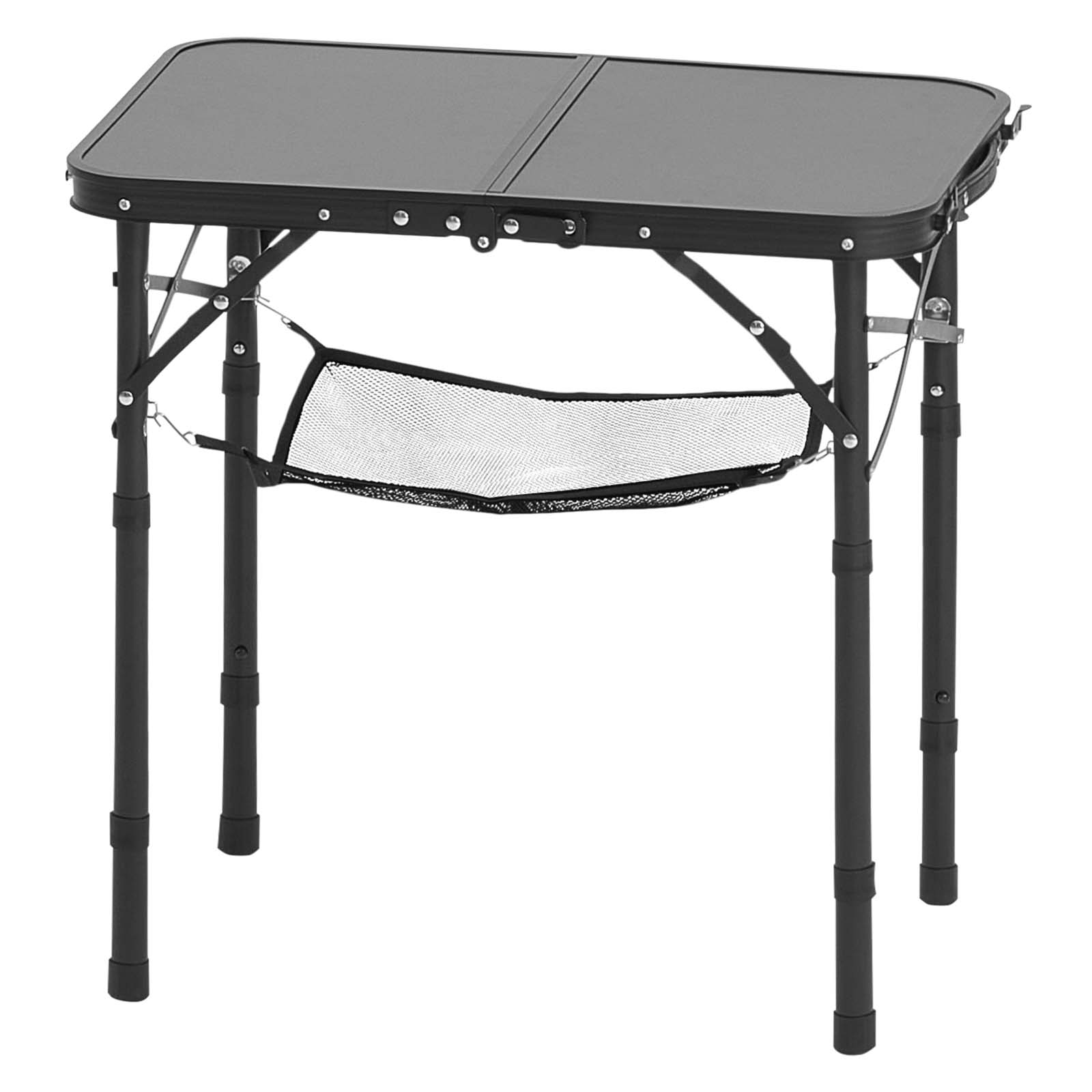 2ft Folding Portable Camping Table Aluminum Outdoor Table Adjustable Height_voghion.com